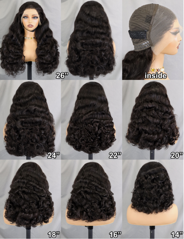 15A Super Double Drawn - Glueless 13x4 Lace Frontal Wig  (300% Density) Fumi Loose
